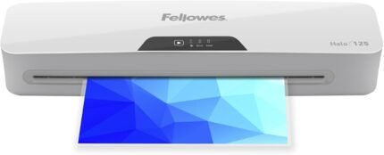 Fellowes® Halo™ 125 Thermal Laminator With 25 ImageLast Pouches, 12-1/2" Width, White