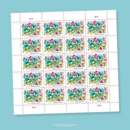 Celebration Blooms 2024 (Sheet of 20) First-Class Mail Forever Postage Stamps
