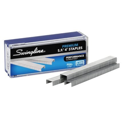 Swingline Staples, S.F. 4, Premium Staples for Desktop Staplers, 1/4" Length, 210/Strip, 5000/Box (35450)