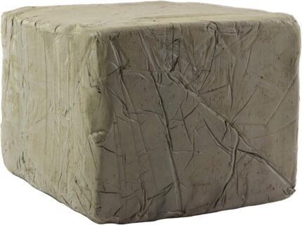 Natural Air-Dry Clay by Craft Smart - Non-Toxic Clay for Hand Modeling, Sculpting, Pottery - Gray, 10lbs