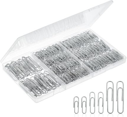 Mr. Pen Paper Clips - 450 Pack Assorted Sizes, Silver, Large & Small Paper Clips
