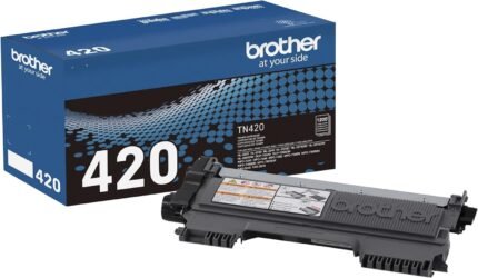 Brother Genuine TN420 Mono Laser Toner Cartridge, Black